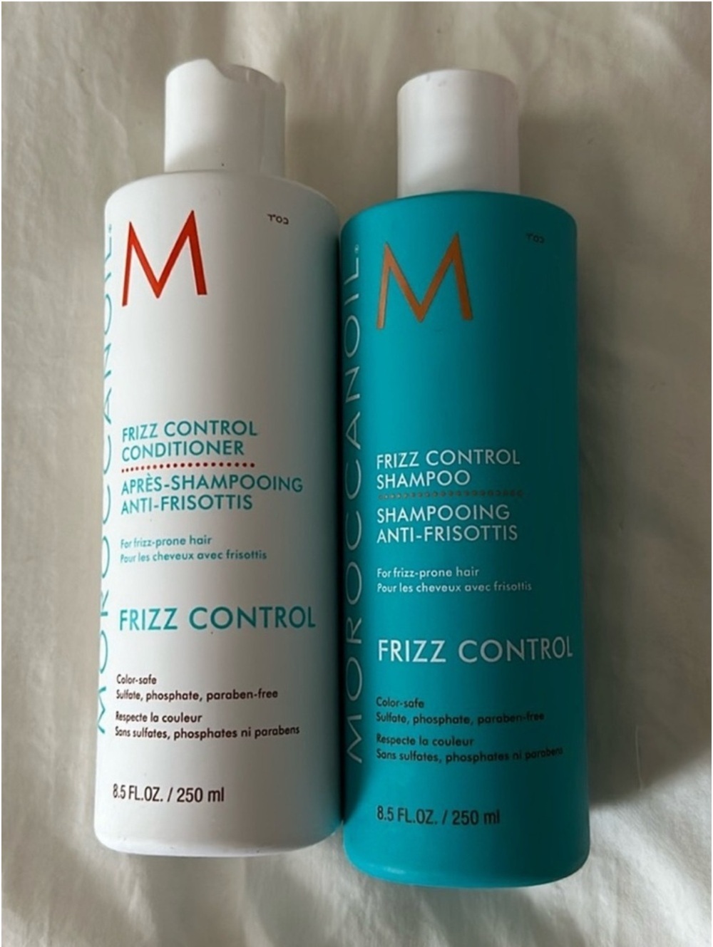 Morrocanoil Frizz control shampoo & conditioner
